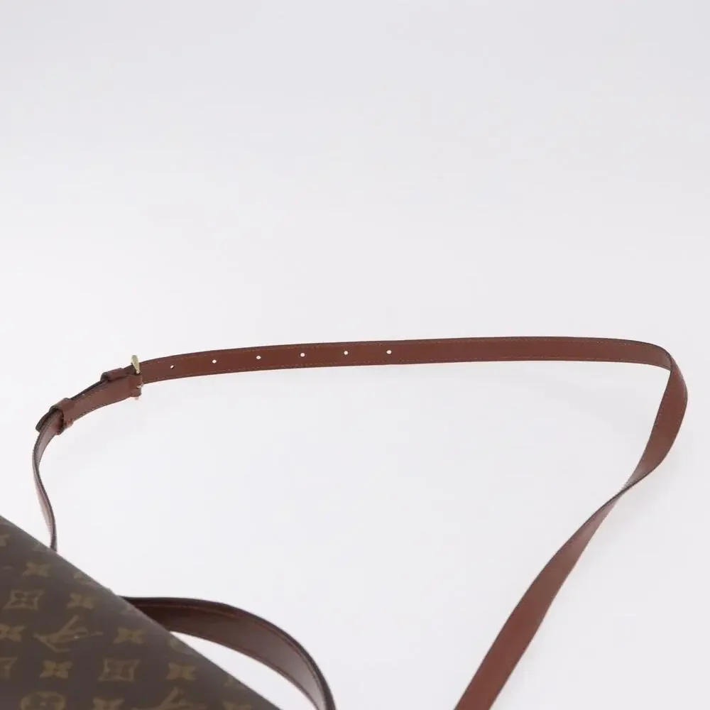 Louis Vuitton Monogram Porte Documents Bandouliere Business Bag Brown